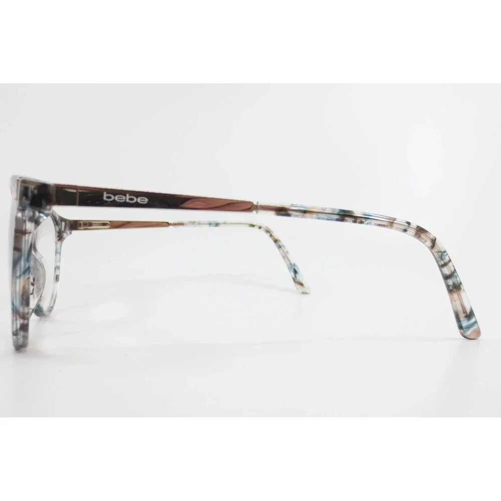 Bebe BB5215 Blue Floral Tortoise Rose Gold Optical Frames 52-16-135 Eyeglasses